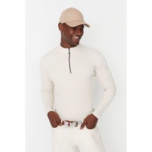 NWT Trendyol Men Fitted Standing collar Knitwear Sweater